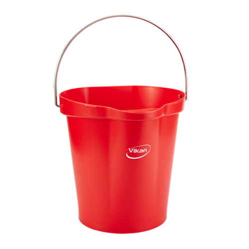 RED HYGIENE BUCKET 12L